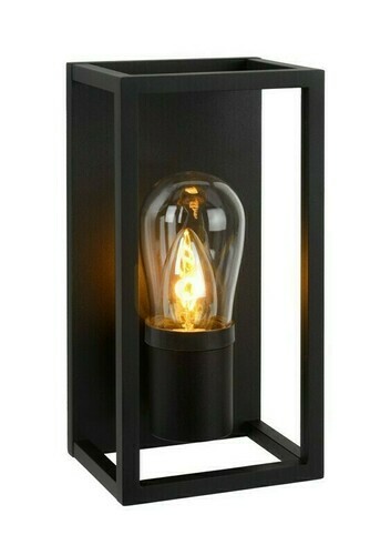 Prüfen Wandleuchte Lucide CARLYN 27200/01/30 Schwarz Aluminium IP54 E14 Badezimmer