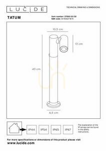Wegeleuchte Lucide Tatum Anthrazit LED 4,5W 3000K IP65 Aluminium 27895/05/29 small 7