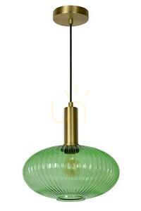Pendelleuchte Lucide Maloto Grün Glas E27 30 cm 45386/30/33 small 1