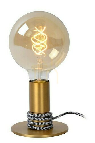 Prüfen Tischleuchte Lucide MARIT Gold Stahl Vintage E27 45576/01/02