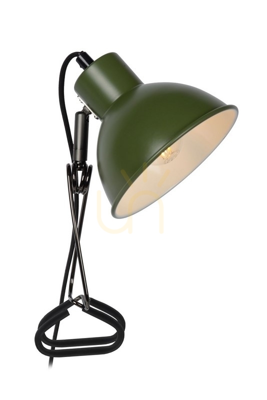 Klemmleuchte Lucide MOYS Grün Stahl E27 45987/01/33