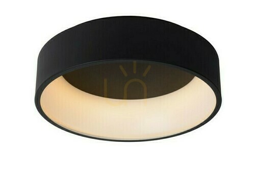 Prüfen Plafond Lucide TALOWE schwarz 45 cm LED 30W 3000K Aluminium 46100/32/30