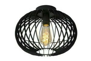 Plafond Lucide REDA schwarz 32 cm Metall E27 78199/01/30 small 0