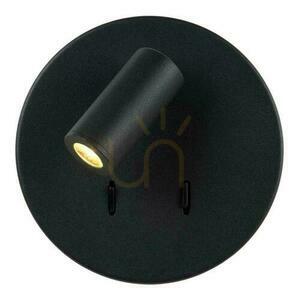 Wandleuchte Lucide BENTJER schwarz LED Metall 2-flammig 79201/09/30 small 4