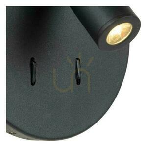 Wandleuchte Lucide BENTJER schwarz LED Metall 2-flammig 79201/09/30 small 5