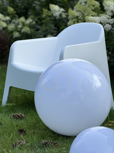2er-Set „Lunares Luna Ball“-Gartenleuchten, 25 cm und 30 cm, weißes Acryl, LED, IP44, LBS2530 small 13