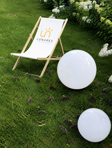 2er-Set „Lunares Luna Ball“-Gartenleuchten, 25 cm und 30 cm, weißes Acryl, LED, IP44, LBS2530 small 15