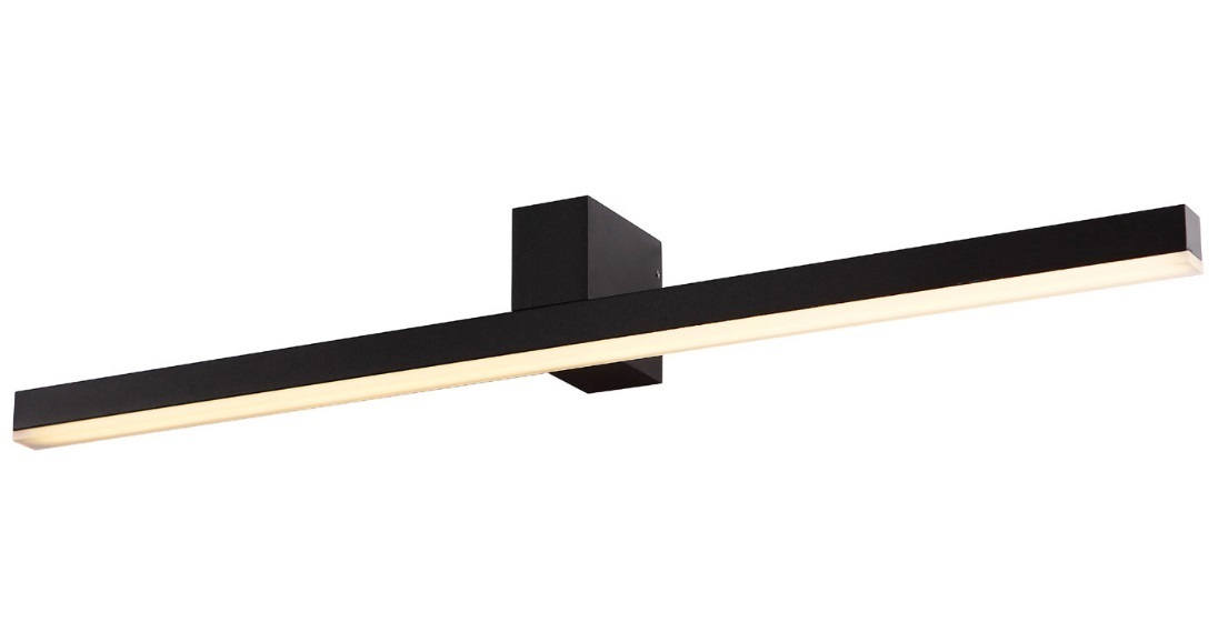Prüfen Wandleuchte Max Light Finger schwarz 60 cm LED 7,5W IP54 W0231 Wandleuchte Max Light Finger schwarz 60 cm LED 7,5W IP54 W0231