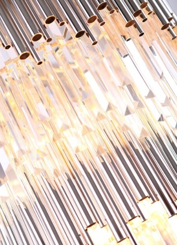 Prüfen Pendelleuchte Max Light Vogue P0284 Gold Metall Glas 12-flammig 60 cm