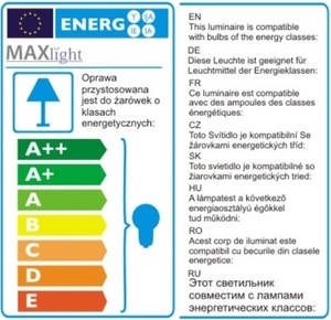 Pendelleuchte Max Light Lollipop P0294 6-flammig Messing Glas small 4