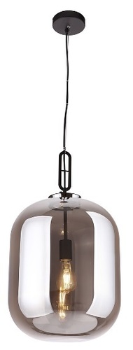 Prüfen Pendelleuchte Max Light Honey P0298 schwarz Rauchglas 30 cm