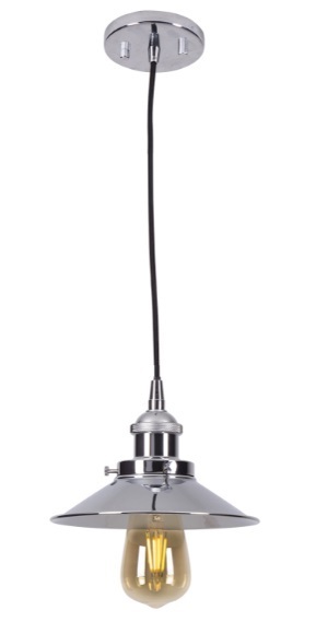 Prüfen Pendelleuchte Max Light Den Haag Chrom Metall Ø19 cm P0320 Pendelleuchte Max Light Den Haag Chrom Metall Ø19 cm P0320