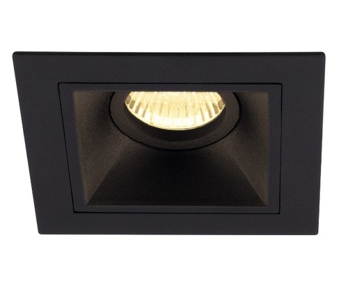 Prüfen Einbauleuchte Max Light HIT H0090 schwarz Metall GU10 11,5x11,5 cm