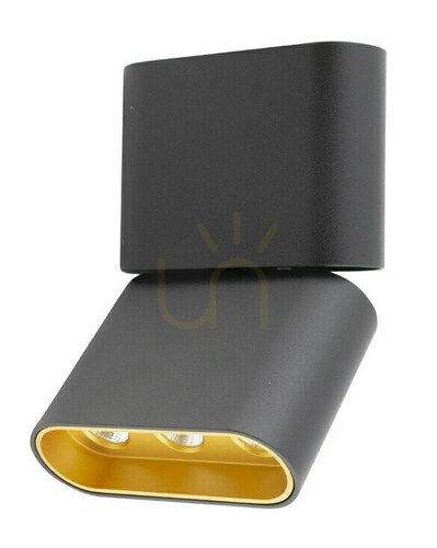 Prüfen Max Light Marvel C0150 LED-Deckenstrahler schwarz/gold 12 W 3000 K