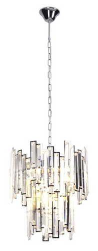 Prüfen Pendelleuchte Max Light Nemo P0339 Chrom 6×E14 Ø 40 cm