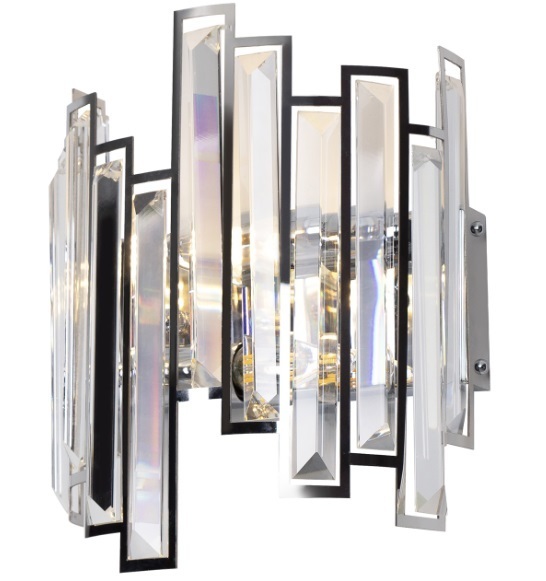 Prüfen Wandleuchte Max Light Nemo W0247 2-flammig Chrom Glas G9 28 cm Wandleuchte Max Light Nemo W0247 2-flammig Chrom Glas G9 28 cm