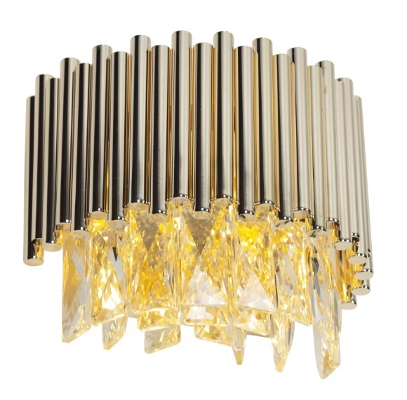 Prüfen Wandleuchte Max Light Passion W0250 Gold 3-flammig Metall Glas Wandleuchte Max Light Passion W0250 Gold 3-flammig Metall Glas