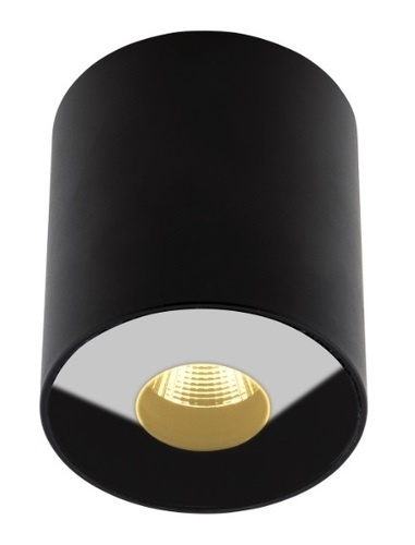 Prüfen LED-Deckenleuchte Max Light Plazma C0151 schwarz 13 W 3000 K IP54 Ø 7,3 cm