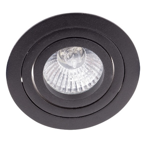 Prüfen Einbauleuchte Max Light Signal I H0086 schwarz Metall GU10 Ø9 cm