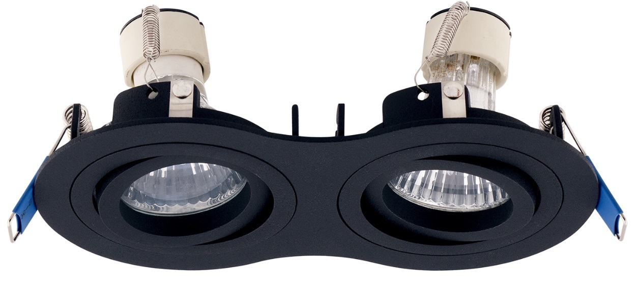 Vorschau Einbauleuchte Max Light Signal II H0087 schwarz 2-flammig GU10 Metall Einbauleuchte Max Light Signal II H0087 schwarz 2-flammig GU10 Metall
