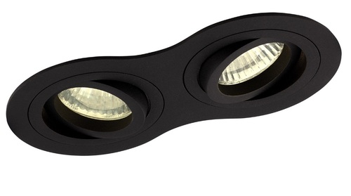 Prüfen Einbauleuchte Max Light Signal II H0087 schwarz 2-flammig GU10 Metall
