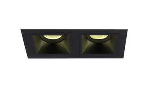 Einbauleuchte Max Light HIT II schwarz 2xGU10 Metall H0091 small 0