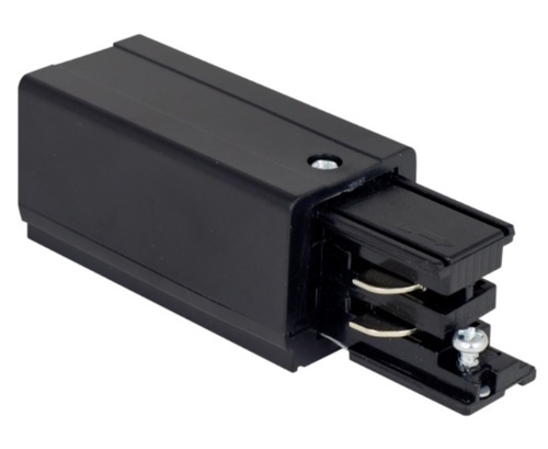 Prüfen Schienen-Stromanschluss links Max Light MAX schwarz Aluminium MHT1-C/L-BK