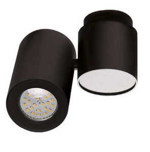 Plafond Max Light Barro C0035 schwarz GU10 1-flammig Metall 14x15 cm small 0