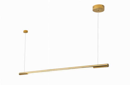 Prüfen Pendelleuchte Max Light Organic P0360 Gold LED 150 cm