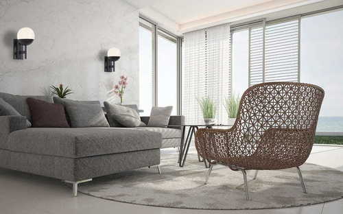 Prüfen Wandleuchte Max Light Dallas W0255 schwarz Metall Glas 1-flammig