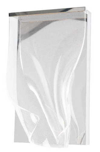 Prüfen Wandlampe Max Light Silk W0256 Chrom LED 40 cm