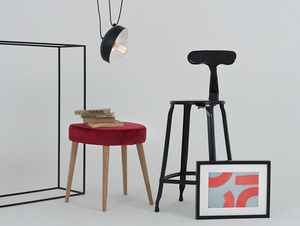 Hängelampe POPO FLAT 1 - schwarz small 2