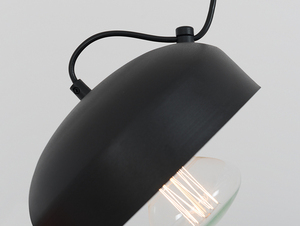 Hängelampe POPO FLAT 1 - schwarz small 4