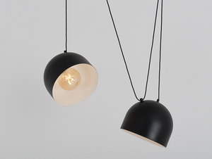 Hängelampe POPO L 2 - schwarz small 3