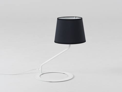 Prüfen Tischlampe SHADE TABLE - weißer, schwarzer Schirm