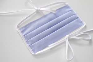 Sky - Hygienemaske, wiederverwendbar, 5 Baumwolle, blau small 1