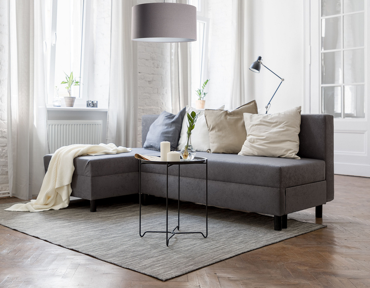 Prüfen Gepolsterte Lederlampe, grau E27 60W Gepolsterte Lederlampe, grau E27 60W