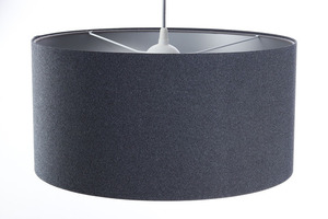 Hängende Deckenleuchte für das Wohnzimmer Leder Marineblau / Silber E27 60W 3 Hängende Deckenleuchte für das Wohnzimmer Leder Marineblau / Silber E27 60W small 3