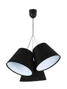 Dreifacher EIMER E27 60W schwarz / weiß, verstellbar small 5
