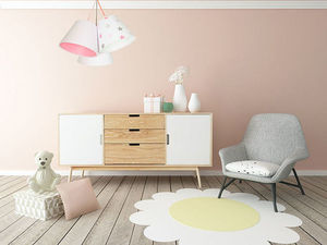 Mädchenzimmerlampe EIMER E27 60W Sterne, rosa small 1