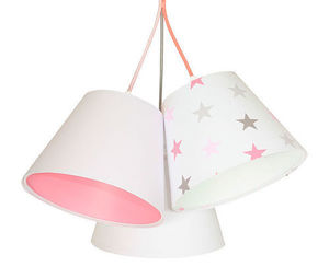 Mädchenzimmerlampe EIMER E27 60W Sterne, rosa small 2