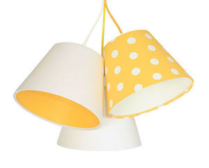 Kinderzimmer Kronleuchter EIMER E27 60W Mango, gepunktetes Muster small 1