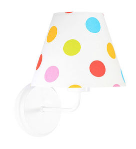 Wandleuchtenkegel mit bunten Punkten Raggio E27 60W für Kinder small 1