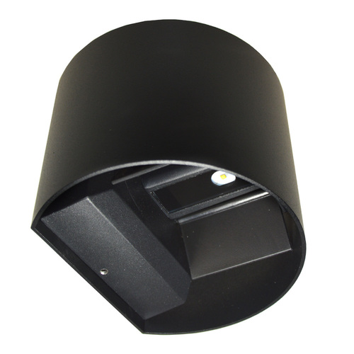 Prüfen Wandleuchte an der Fassade LED Kreo 2x3w rund 4000K schwarz Kreo 2x3w 4000K einstellbarer Beleuchtungswinkel