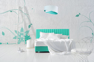 Eleganzlampe für einen Teenager 60W E27 weiß / Farben small 6