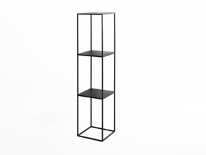Metallregal CustomForm TENSIO PILLAR 3F 140 × 30 × 30 cm, schwarz small 0