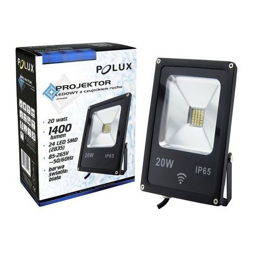 Prüfen Projektor LED POLUX 20W IP65 Bewegungsmelder