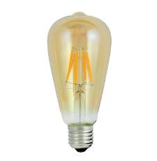 Prüfen Dekorative warme LED Glühlampe Vintage Amber 2000K 320lm 4W