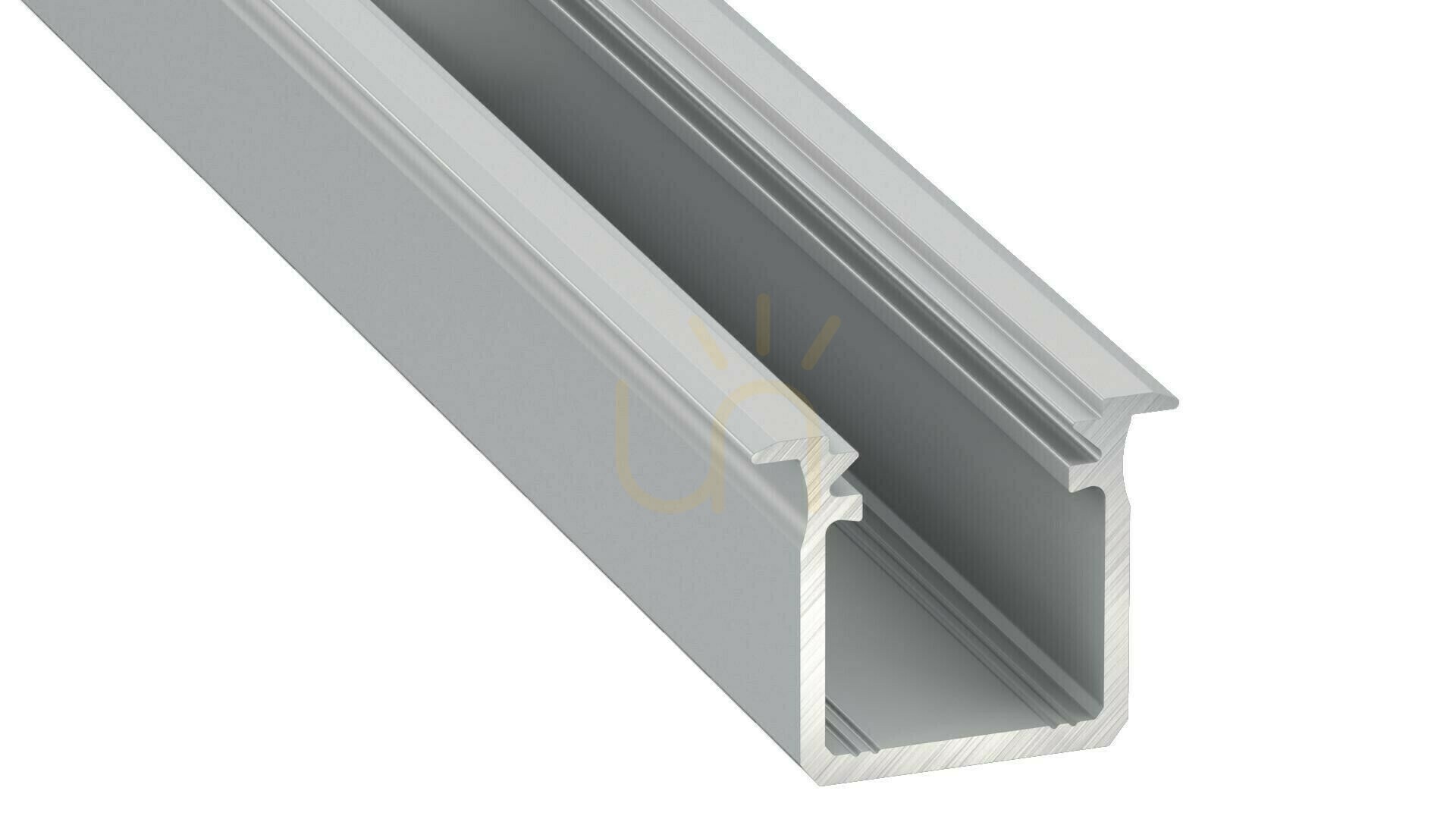 Sresbrny Aluminiumprofil Typ G 2m + Milchdeckel