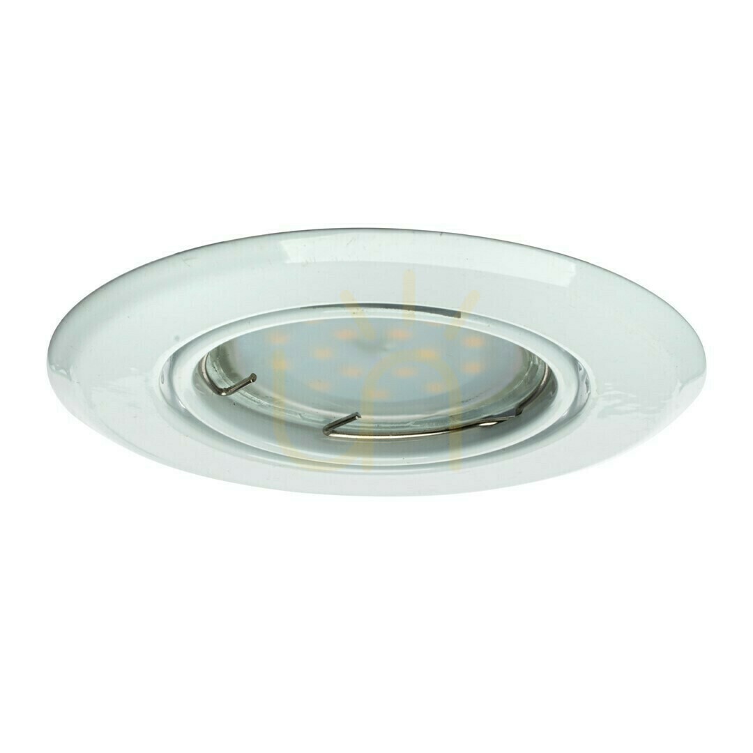 Weiße runde Ösen Gu10 1 X5 W Led White